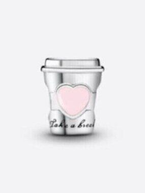 PANDORA Take a Break Coffee Cup Charm